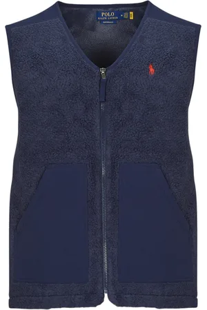 Ralph Lauren Felpa POLAIRE SHERPA ZIPPEE SANS MANCHE