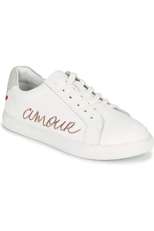 Bons Baisers De Paname Sneakers basse SIMONE AMOUR BLANC ROSE GOLD