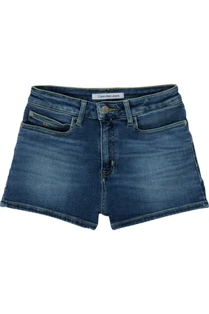 Calvin Klein Shorts RELAXED HR SHORT MID BLUE