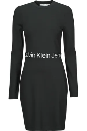Calvin Klein Abito corto LOGO ELASTIC MILANO LS DRESS