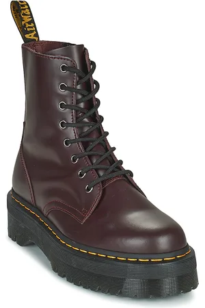 Dr. Martens Stivaletti Jadon burgundy Smooth