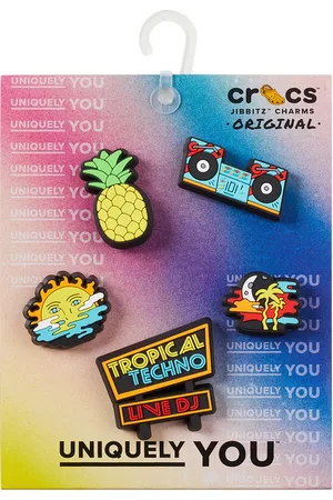 Crocs Accessori scarpe JIBBITZ TROPICAL TECHNO DJ 5 PACK