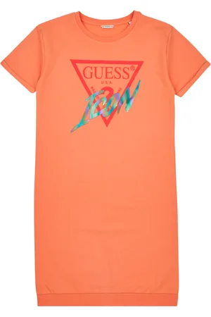 Guess Abito corto ROLLED UP SLEEVES TERRY DRESS