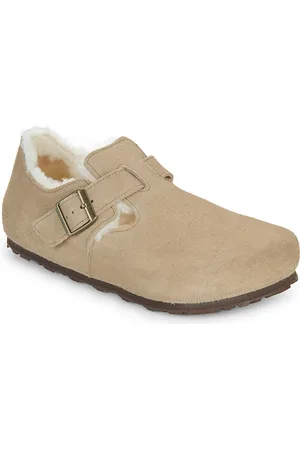 Birkenstock Scarpe London Shearling LEVE Taupe