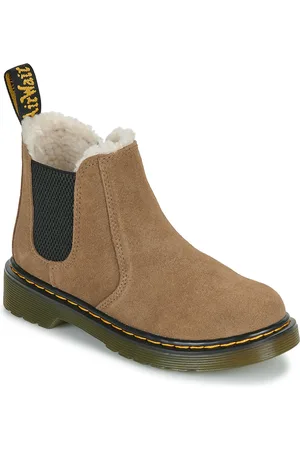 Dr. Martens Stivaletti bambini Leonore J Dark Khaki Bronx Suede