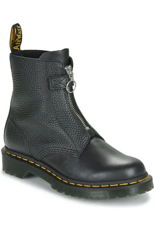 Dr. Martens Stivaletti 1460 FRONT ZIP BLACK WANAMA