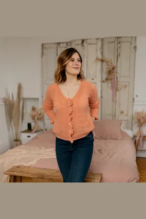 Celeste Gilet / Cardigan BERGAMOTE