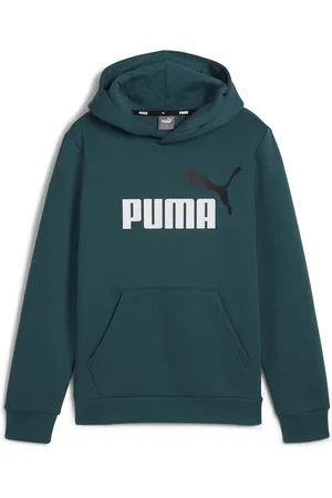 PUMA Felpa ESS+ 2 COL BIG LOGO HOODIE FL