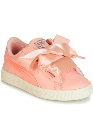 PUMA Scarpe bambini PS BASKET HEART JELLY.PEAC