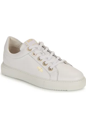 Myma Sneakers basse 7620MY00-CUIR-BLANC-ARGENT