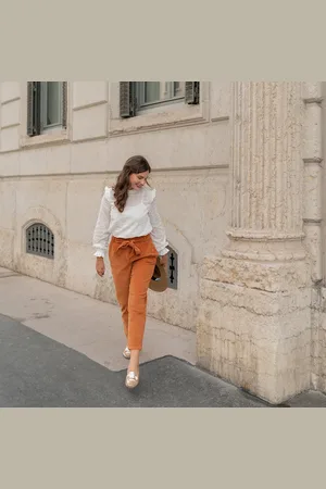 Celeste Pantalone MARRONNIER