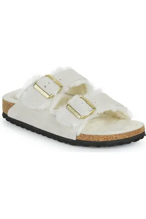 Birkenstock Scarpe Arizona Shearling LEVE Antique White LAF