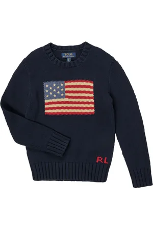 Ralph Lauren Maglione bambino FLAG CN SWTR-TOPS-SWEATER