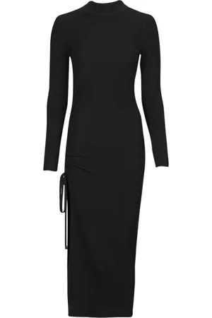 Michael Kors Abito Lunghi MERINO RUCHED MIDI DRESS