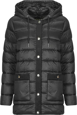 Michael Kors Piumino HOODED LONGLINE PACKABLE W CORDUROY TRIM