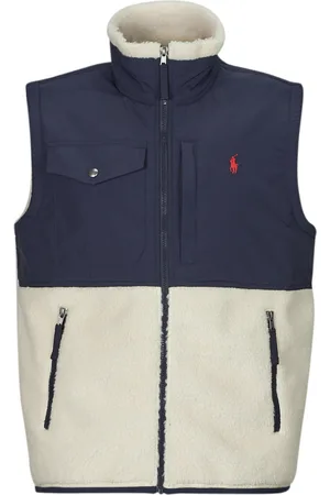 Ralph Lauren Felpa POLAIRE SHERPA ZIPPEE SANS MANCHE