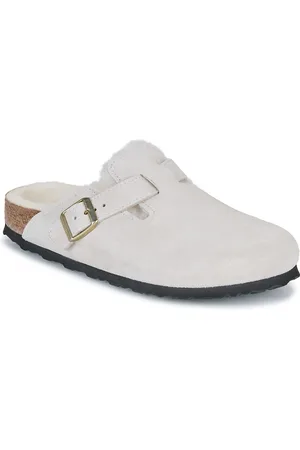 Birkenstock Scarpe Boston Shearling LEVE Antique White LAF