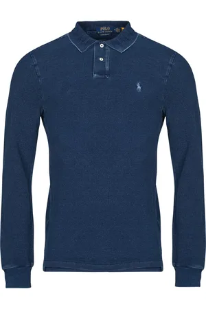 Ralph Lauren Polo maniche lunghe POLO AJUSTE DROIT EN COTON BASIC MESH