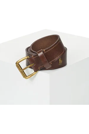 Ralph Lauren Cintura RGD CHRM BT-CASUAL-TUMBLED LEATHER