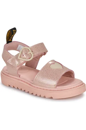 Dr. Martens Sandali bambini Marlowe Hearts J Powder Pink+Cloud Cream