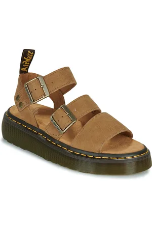 Dr. Martens Sandali Gryphon Quad Savannah Tan Thumbled Nubuck