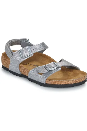 Birkenstock Sandali bambini Rio AS Kids BF Sparkling Silver