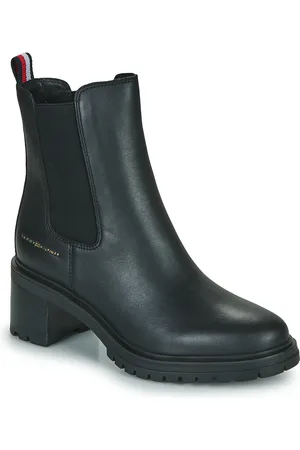 Tommy Hilfiger Stivaletti ESSENTIAL MIDHEEL LEATHER BOOTIE