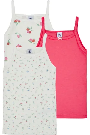Petit Bateau Top 3 CHEMISES BRETELLES