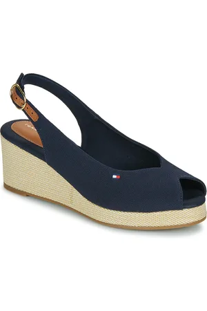 Tommy Hilfiger Sandali FLAG MID WEDGE ESPAD SLINGBACK