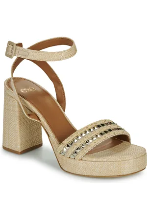 Exe Sandali 619-ANCONA-RAFFIA- -GOLD