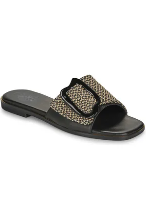 Exe Scarpe 556-ORO-RAFFIA-BLACK