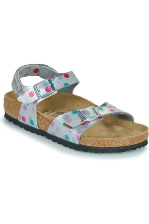 Birkenstock Sandali bambini Rio AS Kids BF Elec. Metallic SilverDots