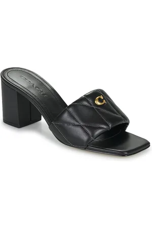 Coach Scarpe QUILTED BLOCK HEEL SANDAL