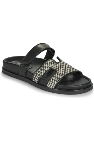 Exe Scarpe 966-KIMOLOS-LEATHER-BEIGE-BLACK