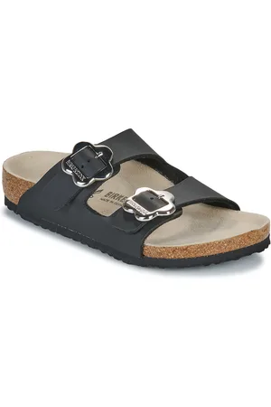 Birkenstock Scarpe bambini Arizona Kids Flower Buckle BF Black
