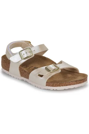 Birkenstock Sandali bambini Rio AS Kids BF Graceful Pearl White