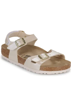 Birkenstock Sandali bambini Rio AS Kids BF Graceful Pearl White