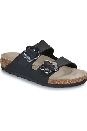 Birkenstock Scarpe bambini Arizona Kids Flower Buckle BF Black