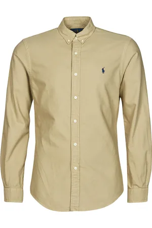 Ralph Lauren Camicia a maniche lunghe CHEMISE CINTREE SLIM FIT EN OXFORD LEGER TYPE CHINO COL BOUTONNE