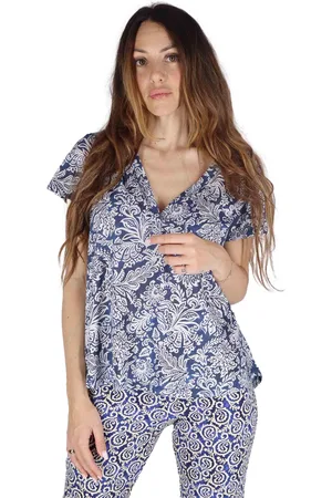 Maliparmi T-Shirt donna Magical Floreal in cotone stampato