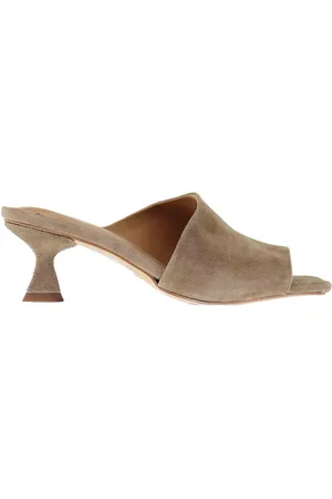 SPATARELLA Sandali donna in camoscio tacco basso