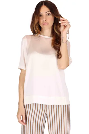 Maliparmi T-Shirt donna Silk in seta bianca