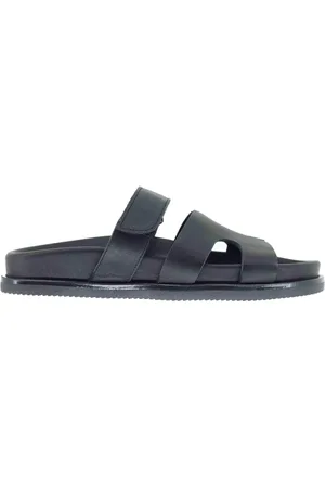 Exe´ By Tsakiris Mallas Sandali donna bassi in pelle nera con fussbett