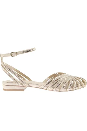 Exe Sandali bassi donna in tessuto con strass