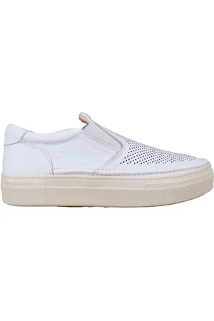 SPATARELLA Sneakers donna in pelle bianca