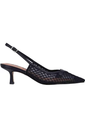 Bibi Lou Slingback donna Xaia in rete nera con tacco basso