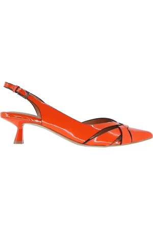 Bibi Lou Slingback donna Nolia in pelle arancio tacco basso