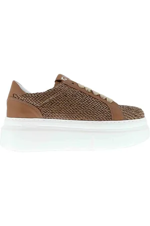 Gio+ Sneakers donna in pelle intrecciata