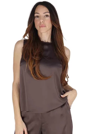 Maliparmi Top donna Shiny Cady in satin