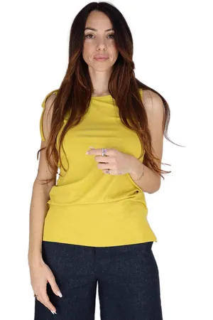 Maliparmi Top donna Soft in jersey giallo